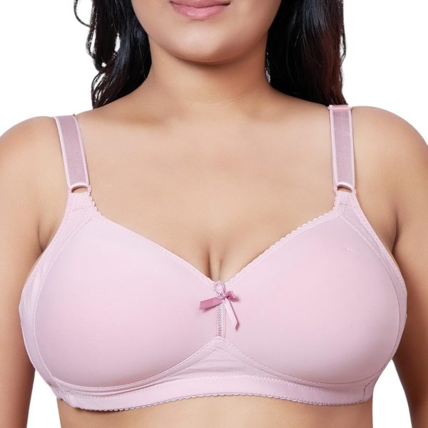 PLUMBURY Polyamide,Elastane Women's Full Coverage Plus Size Padded Everyday Bra