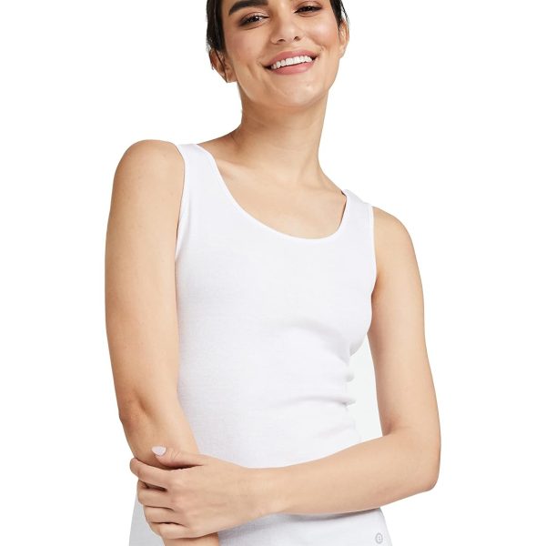 Enamor Women's Cotton Regular Fit Tank Top