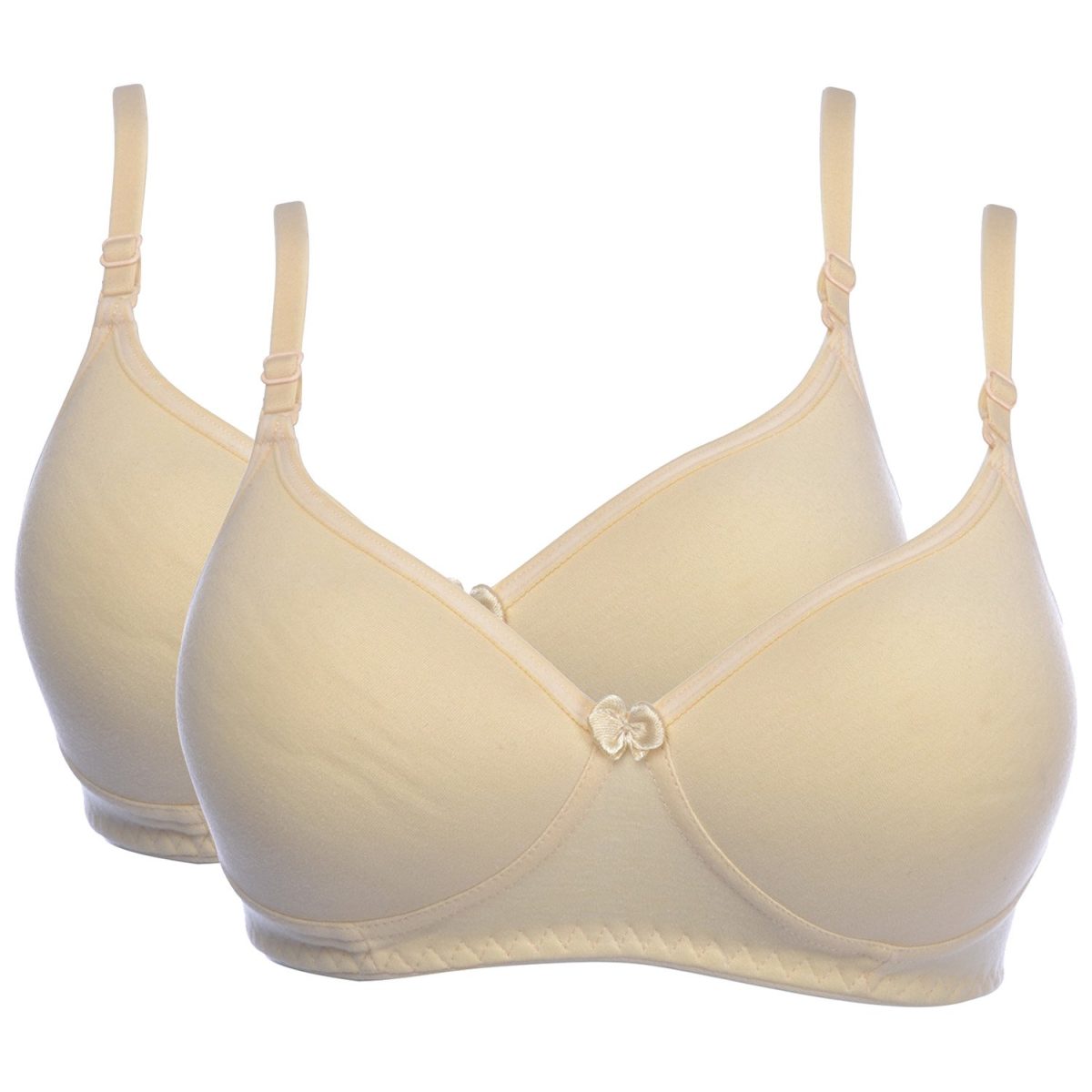 Bralux Women's Cotton Based Non-Wired Padded T-Shirt Bra