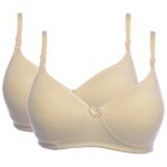 Bralux Women's Cotton Based Non-Wired Padded T-Shirt Bra