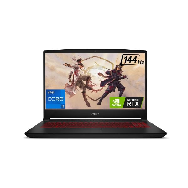 MSI Katana GF66 12UCOK 15.6" FHD (1920 * 1080) Gaming Laptop - Alder Lake i7-12650H DDR5 8GB*2 (4800MHz) RAM 512GB NVMe PCIe SSD Gen4x4 RTX3050 GDDR6 4GB Win 11 Home - 9S7-158424-800