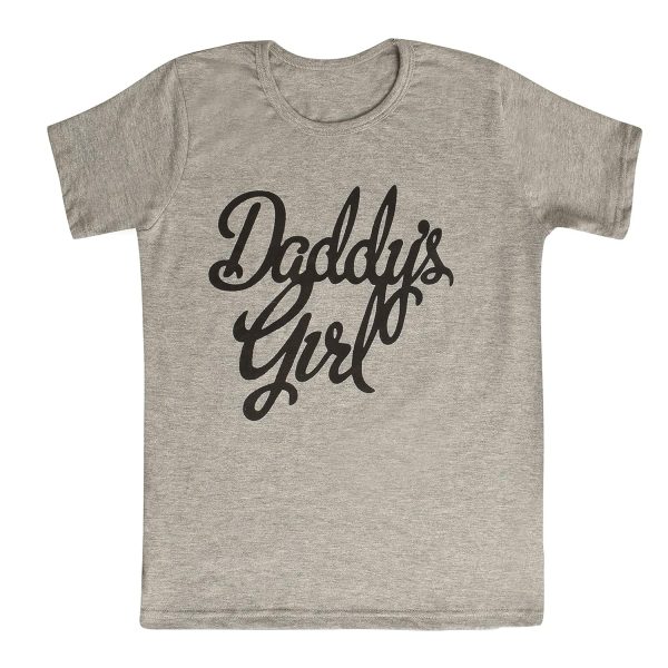 Stunning Collection Printed Daddy's Girl T- Shirts for Girls (14-15 Years) Skin