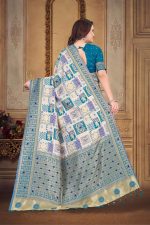 YATHARTH TRADING Cotton Silk Regular Fit Modern Sarees for Women with Unstitched Blouse |sarees for women | saree for wedding | cotton silk saree|Silk saree pure silk| saree| Design, 5.5m Length