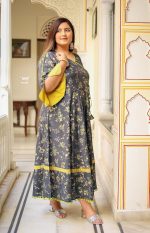 Yash Gallery Women's Rayon Relaxed Fit Anarkali Kurti - Image 2