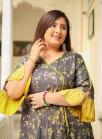 Yash Gallery Women's Rayon Relaxed Fit Anarkali Kurti - Image 5