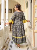 Yash Gallery Women's Rayon Relaxed Fit Anarkali Kurti - Image 4