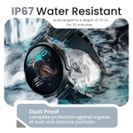 Boult Crown R Pro Smart Watch 1.43''HD AMOLED, Bluetooth Calling, Working Crown, Zinc Alloy Frame, 600 Nits Brightness, AI Voice Assistant, SpO2 Monitoring, 120+ Sports Mode (Jet Black) - Image 9