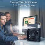 Mabron (Summer Season 12 Year Warranty) Transform your environment with the Portable Air Conditioner Fan,this USB-powered mini AC adesk fan and mini cooler_Multicolor - Image 6