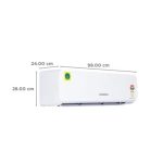 O General 2 Ton 5 Star Inverter Split AC | Copper Condenser | PM 2.5 Filter | Ambient Cooling | R32 Refrigerant (ASGG24CGAA-B, White, 2025 Model) - Image 2