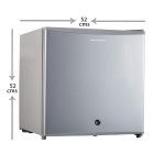 Kelvinator Mini Manual Refrigerator 45 Litres 1 Star Single Door, Silver Grey KRC-B060SGP - Image 2