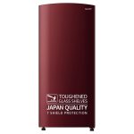 SHARP 187 L Direct Cool Single Door 2 Star Refrigerator |Japan 7 Shield Protection|60 Mins Fast Ice |(2024 model, Solid Red, SJ-DF207N2-PRS)