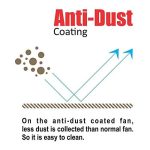 ACTIVA ORNET 600mm Ceiling Fan, 850 RPM High Speed Air Delivery with 4 Blades, Anti-Dust Coating, 2 Years Warranty - Silver Blue - Image 2