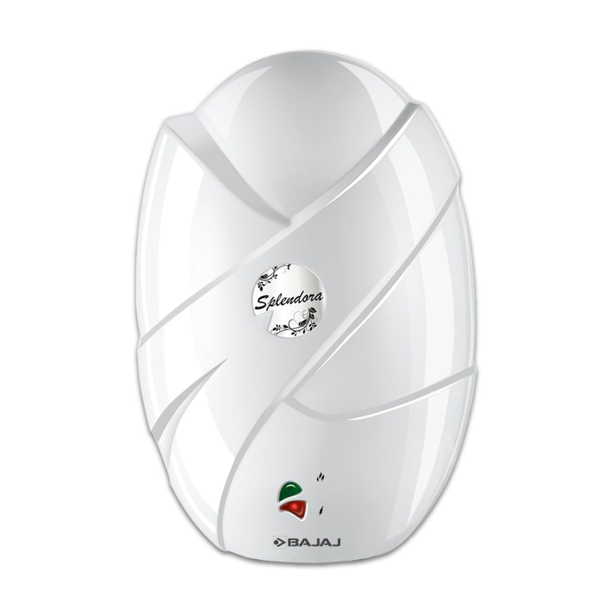 Bajaj Splendora 3L 3KW Vertical Instant Water Heater For Home | Geyser For Bathroom & Kitchen | High Grade SS Tank | Copper Heating Element | 1-Yr Product 2-Yr Element 5-Yr Tank Warranty 【White】
