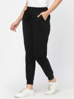 UZARUS Women's Cotton Regular Fit Joggers Track Pants with 3 Pockets - Image 3