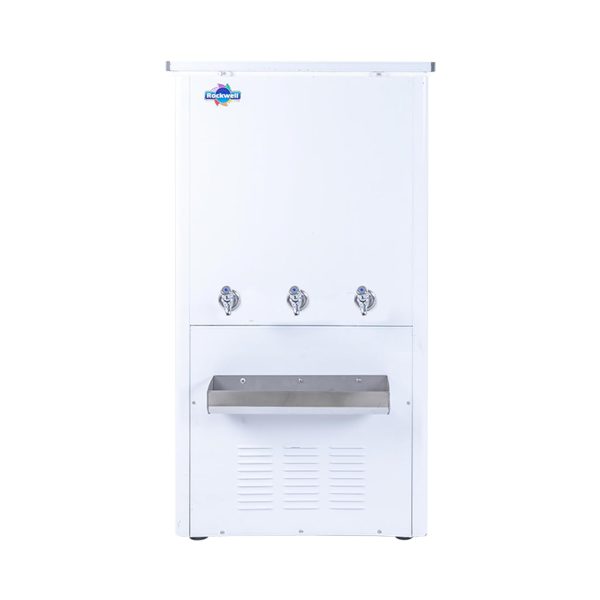 Rockwell 150 litres Stainless Steel Water Cooler, Energy Efficient, 2 Faucet (RWCSS 150150A)