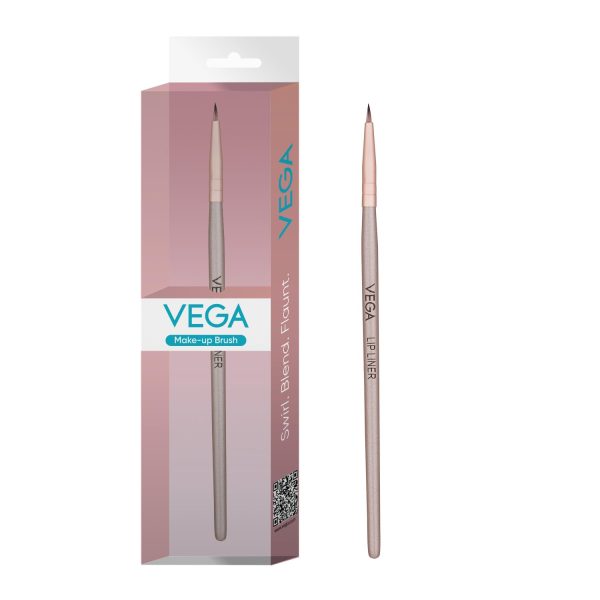 Vega Lip Liner Makeup Brush for Lip with Flawless Finish, Lip Liner for Lipstick, Lip Brush (MBN-15)