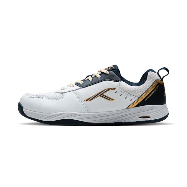 Hundred Court Shield Non-Marking Badminton Shoes | Enhanced Court Control Outsole for Precision | X-Cushion | Ideal for Indoor, Synthetic & Wooden Surfaces