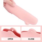 Hodaqe Travel Makeup Brush Holder, Magnetic Anti-fall Out Silicon Portable Cosmetic Face Brushes Holder, Soft Sleek and Waterproof Makeup Tools Organizer for Women - Image 5