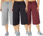 Desan Women's 3/4th Capri, Cotton Capri with Loose Fit