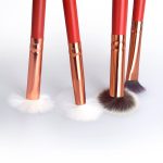 LiveMoor Start Makers Premium Synthetic Bristle Makeup Brushes Set With Bag- Red, Pack Of 12 - Image 3