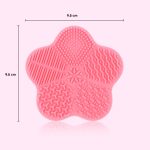 Gleva Portable Washing Tool Cosmetic Brush Cleaner Hand Washing Silicone Makeup Cleaning Brush Scrubber Mat with Suction Cup (Random Color) - Image 5