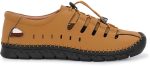 HATTOUN Synthetic Leather Comfortable for Men (Tan) - Image 4