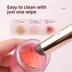 URBAN BOX Soft Silicone Lip Brush Concealer Applicator for Lipstick, LipGloss, LipBalm, LipTint, LipMask Round Head Lip Makeup Brush (1 count) (Black) - Image 4