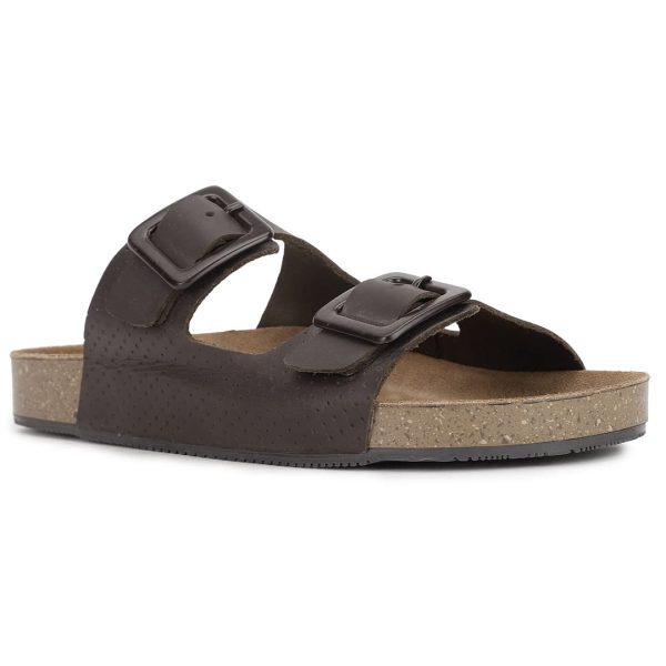 Bata LUCIUS MULE Brown Casual Slipon Open Toe Mule Thong Slipper For Men