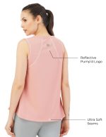 PUMP'D Athleisure Women's Sleeveless Fashion Workout Vest for Women & Girls | Lightweight Activewear for Running, Sports & Gym - Lightweight, Anti-Odor, UV Protect, Dry Tech, Ultra Soft Seams - Image 2