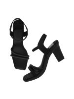SilverArrow Women's Twilight Drift Heeled Block Heel |Fashion Sandals |Toe Strap | Design Perfect for Casual/Outdoor/Party