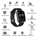 M I D116 Fitness Band Smart Watch for Men, Women, Boys, Girls, Kids – Single Touch Interface, Water Resistant, Workout Modes, Quick Charge Sports Smartwatch – Pink - Image 3