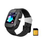 sekyo S2 Pro Calling Smart Watch for Kids | Kids SmartWatch for Boys & Girls | Location Tracking, Camera, SOS, Safe Zone | 4G/5G Sim Card Support | App Control | TXT/Voice SMS | Long Battery -Black