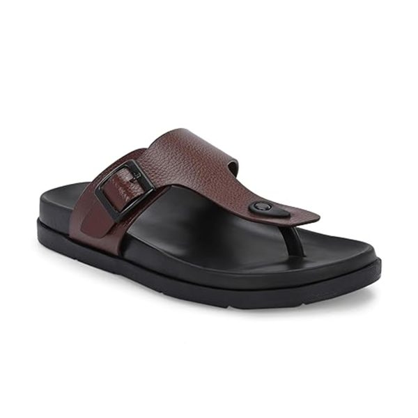San Frissco Men's Sandals with Open Toe Strap/Perfect Fit for Summer and Rainy Season Easy to Walk Slipper, Chappal/Stylish Casual Trendy Floaters