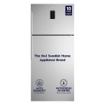 Electrolux 573L Frost Free Inverter Double Door Refrigerator, Top Freezer, TasteLockAuto & TasteGuard Technology, Arctic Silver Steel, UltimateTaste 500, ETE5700C-A
