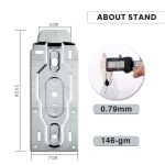 M&M HARIS Hanging MOUNTING Bracket Plate Stand for Split AC Indoor Unit Color : Silver 1 Set - Image 3