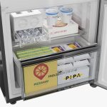 Haier 355 Litres 3 Star Frost Free Double Door Bottom Mount Convertible Refrigerator with Triple Inverter Technology (HRB-4053PKG-P, Black Glass) - Image 7