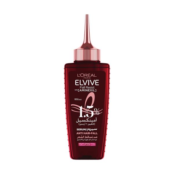 L'Oréal Paris Fall Resist Anti Hair Fall Serum with 1.5% Aminexil, for lesser visible scalp & hair fall, 102ml