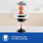 Philips Citrus Press Juicer HR2777/00, 0.5 Litre, 2 Sized Cones for different size fruit - Image 3