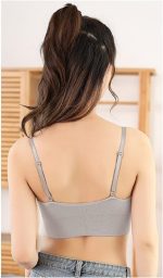 Vinbila Women's Sports Bras Cotton Padded Bra Top Bra T-Shirt Bra Girl's Sports Bras Combo Bra Pack of 3 PIS (Free Size Bra Fit Up to 28,30, 32, 34) - Image 2