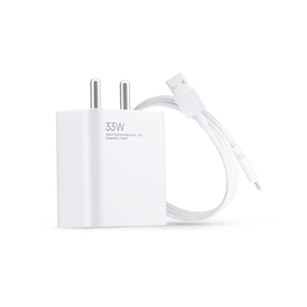 Mi Xiaomi 33W Sonic Charger-Ultra-Fast Charging for iPhone,MacBook,Xiaomi,Samsung and Android Devices | Quick Charge 3.0 & USB-C Power Delivery Compatible (White)