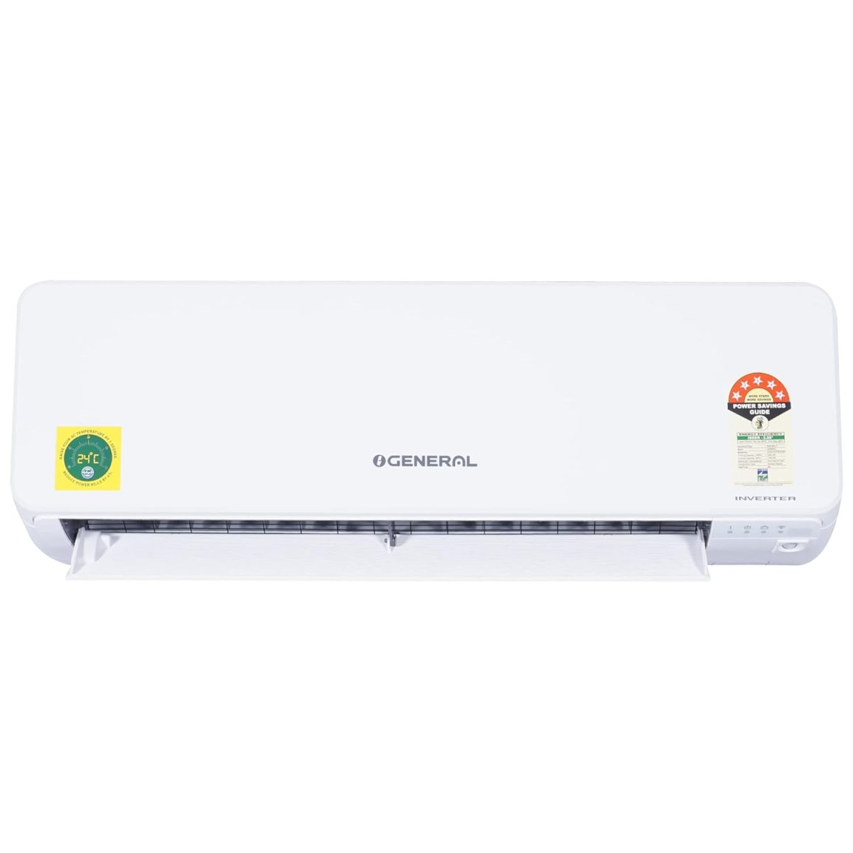 O-General 1 Ton 5 Star EFFICIENT & TROPICAL Inverter Split AC (Copper Condenser, ASGG12CGTB-B, White) - Image 2
