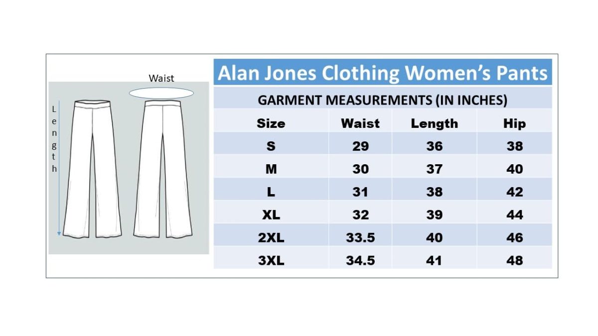 Alan Jones Clothing Women's Straight Fit Mid Rise Solid Stretch Waffle Straight Pants - Image 7
