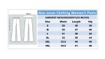 Alan Jones Clothing Women's Straight Fit Mid Rise Solid Stretch Waffle Straight Pants - Image 7