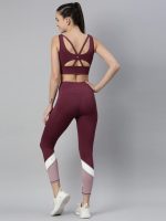 Enamor Women's Polyester Blend Non-Wired Sports Bra - Full Support, Removable Padding, Full Coverage, Scoop Neckline With Antimicrobial And Quick-Dry Technology - Image 4