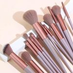 Makeup Brushes Set Foundation, Concealer, Eyeshadow, Blush, Compact Powder, Highlighter, Contour, Blending, Eyeliner Soft Bristles Beauty Brush Kit for Travel, Vanity, Gift, Parlour Makeup Artists Multicolor 13 Pcs - Image 6
