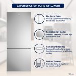 Electrolux 453L Frost Free Inverter Double Door Refrigerator, Bottom Freezer, TasteLockAuto & TasteGuard Technology, Stainless Steel, UltimateTaste 500, EBE4502C-S - Image 5