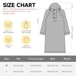 PALAY® Long Rain Coat, Raincoat for Men Women Waterproof | Reusable Hooded Rain Poncho with Wide Brim | Lightweight Raincoat for Hiking, Travel, Motorcycle Riding - Image 2