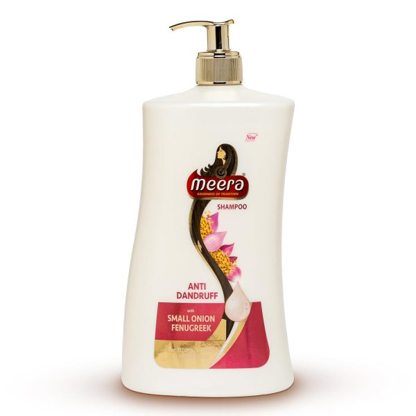 Meera Anti-Dandruff Shampoo with Small Onion & Fenugreek | Fights Dandruff | For Men & Women | Paraben-Free, Nourishing & Revitalizing Hair Care (1 Litre)