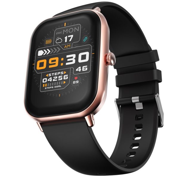 Fire-Boltt Ninja Call Pro Max Smart Watch 2.01 inch Display, Bluetooth Calling, 120+ Sports Modes, Health Suite, Voice Assistance (Gold Black)