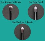 Doris Brown Eye Shadow Medium, Eye Shadow Large & Eye Base Brush Complete Eye Makeup Brush Set (Lmb) - Image 3